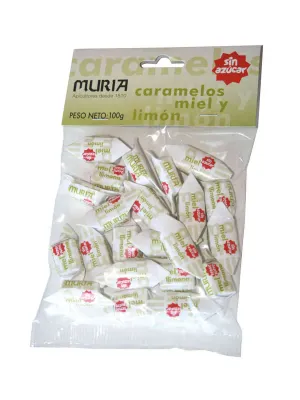Caramels de mel i llimona sense sucre Muria