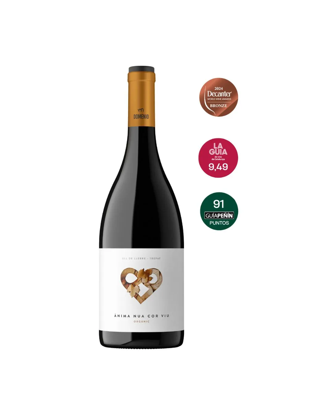 Vi negre Ànima Nua cor viu Conca ecològic Domenio Wines