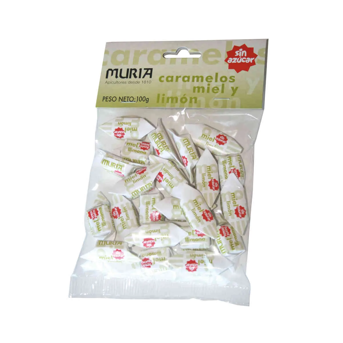 Caramels de mel i llimona sense sucre Muria