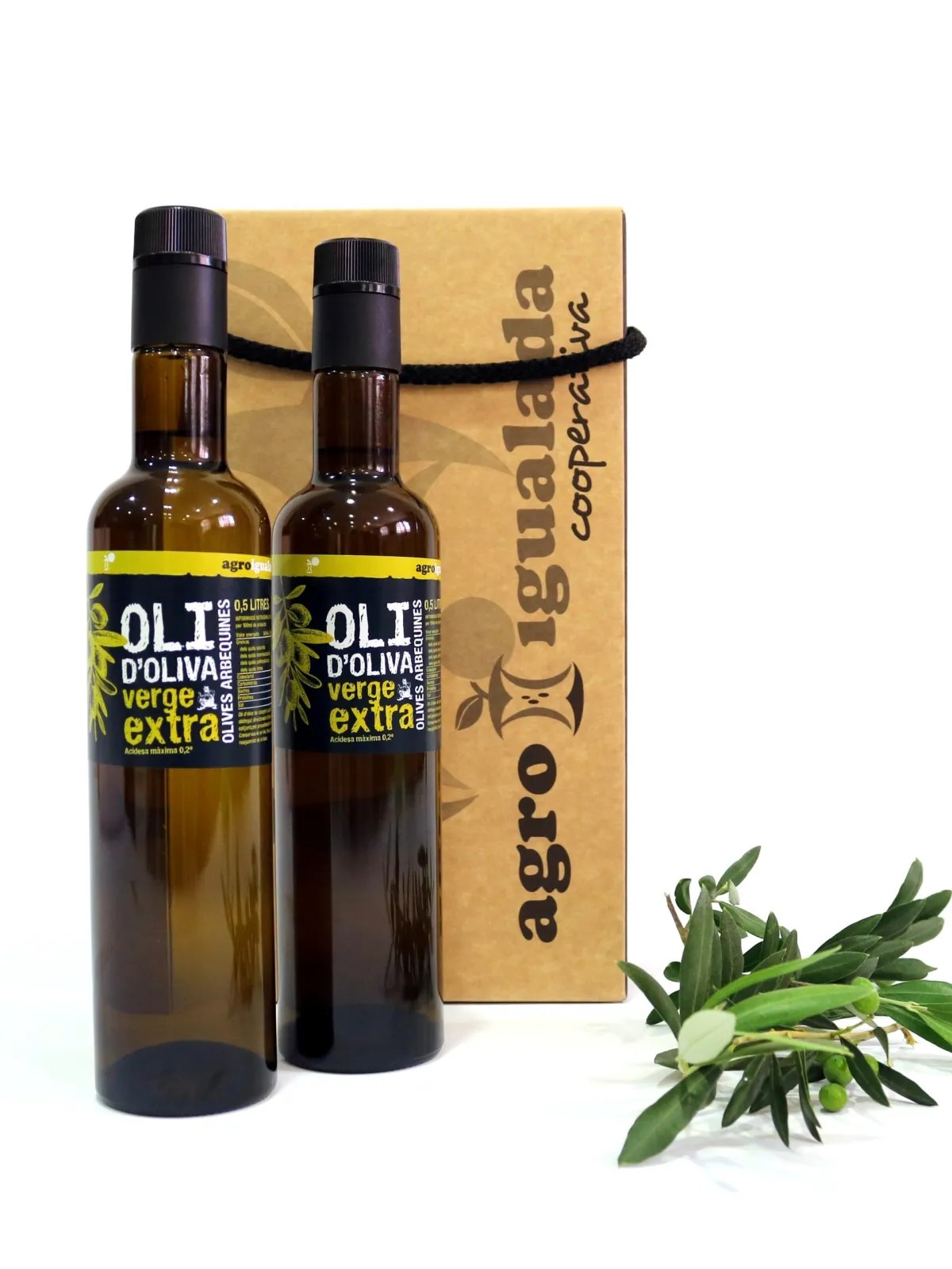 Lot de 2 ampolles oli Verge Extra Agro Igualada 500ml