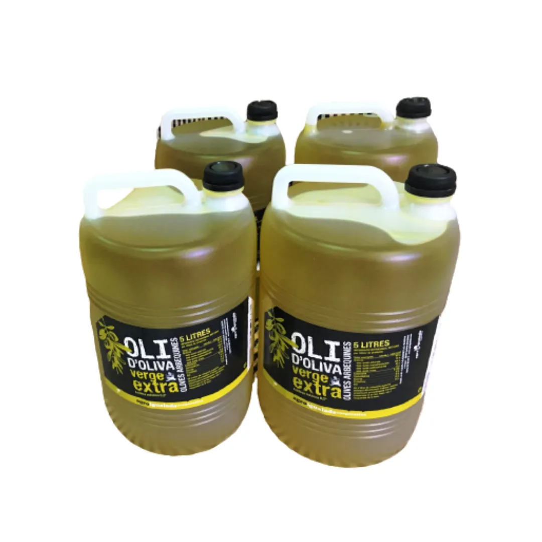 Lot 4 garrafes oli Verge Extra Agro Igualada 5l