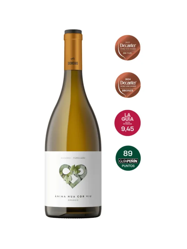 Producte Vi blanc Ànima Nua cor viu ecològic Domenio Wines Imatge