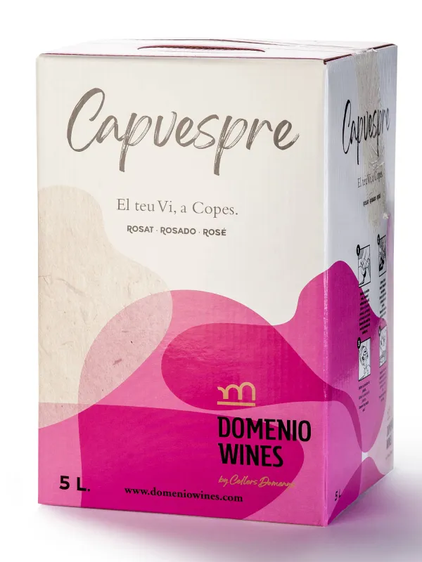 Producte Vi Rosat Bag in Box Capvespre Domenio Wines 5L Imatge