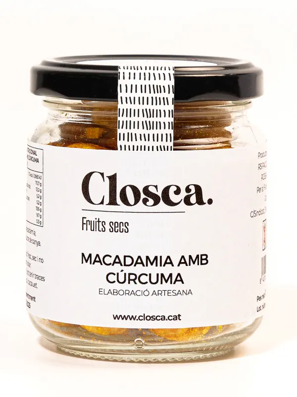 Producte Macadàmia amb cúrcuma Closca Imatge