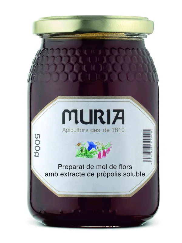 Producte Mel de flors amb extracte de pròpolis Muria Imatge