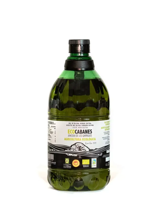 Producte Oli d'Oliva Verge Extra ecològic EcoCabanes Juncosa 2 l Imatge