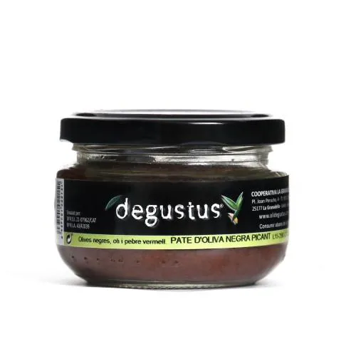 Producte Paté d'oliva negra picant Degustus Imatge